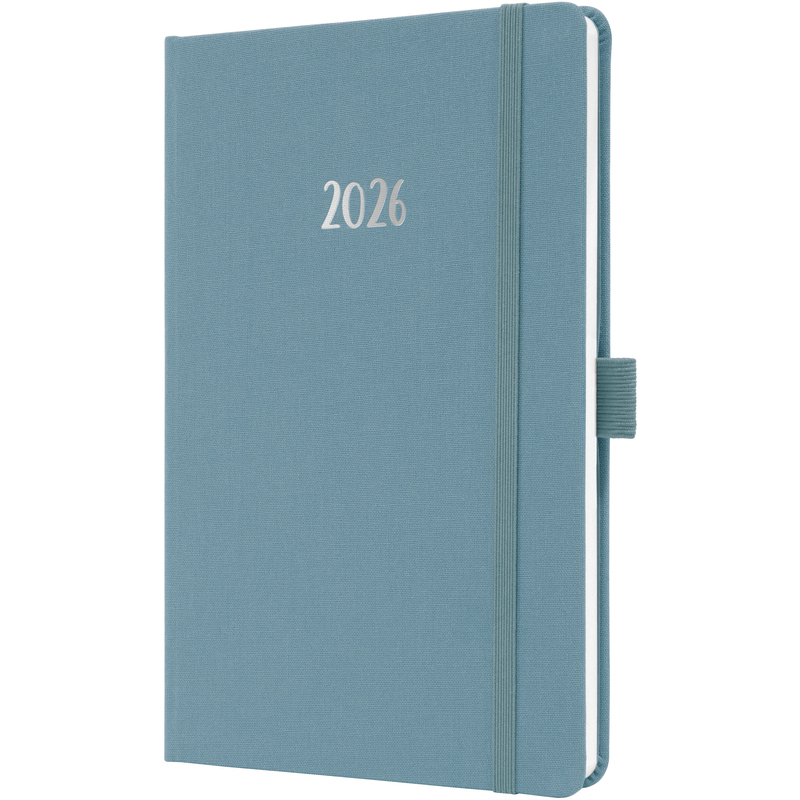 Jolie Agenda 2026 Feel, 1 Woche / 2 Seiten, powder blue