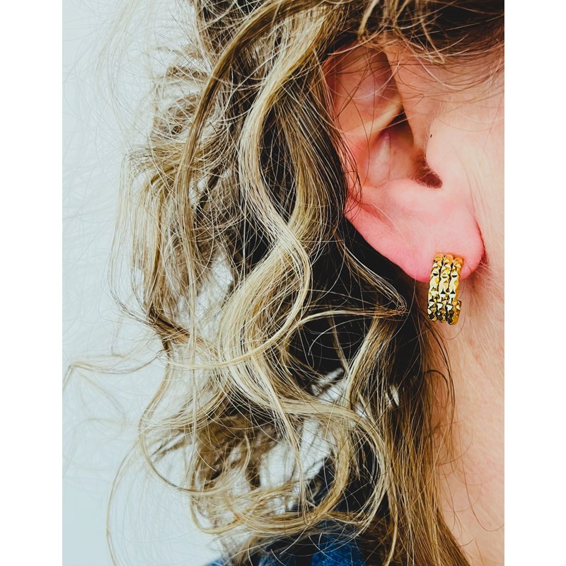 Conmé<br>Øreringe Hoops Rome small