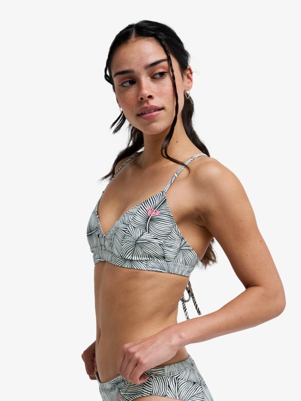 Pro Surf Athletic Tri Haut de bikini triangle Noir Femme