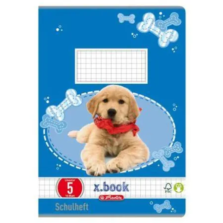 Herlitz Heft A5 Lin. 5 FSC-Mix 5x5mm kariert, 16 Blatt