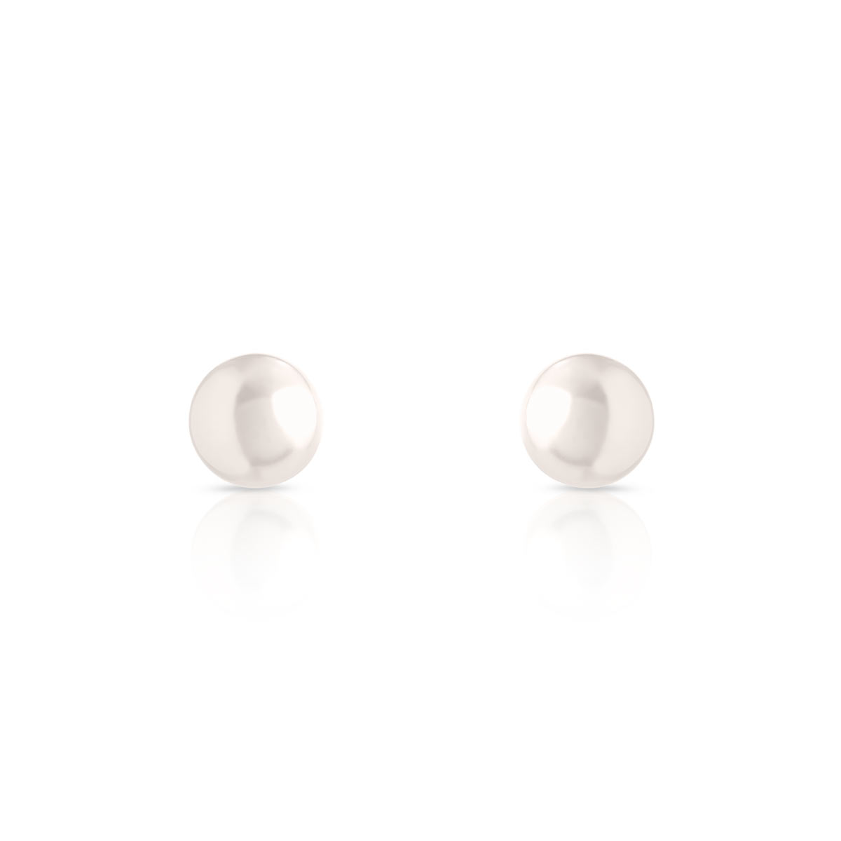 Boucles d'oreilles or 750 jaune perles de culture de Chine