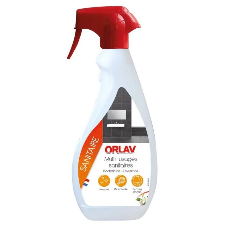 ORLAV - Spray multi-usages sanitaire - Parfum jasmin - 750 ml