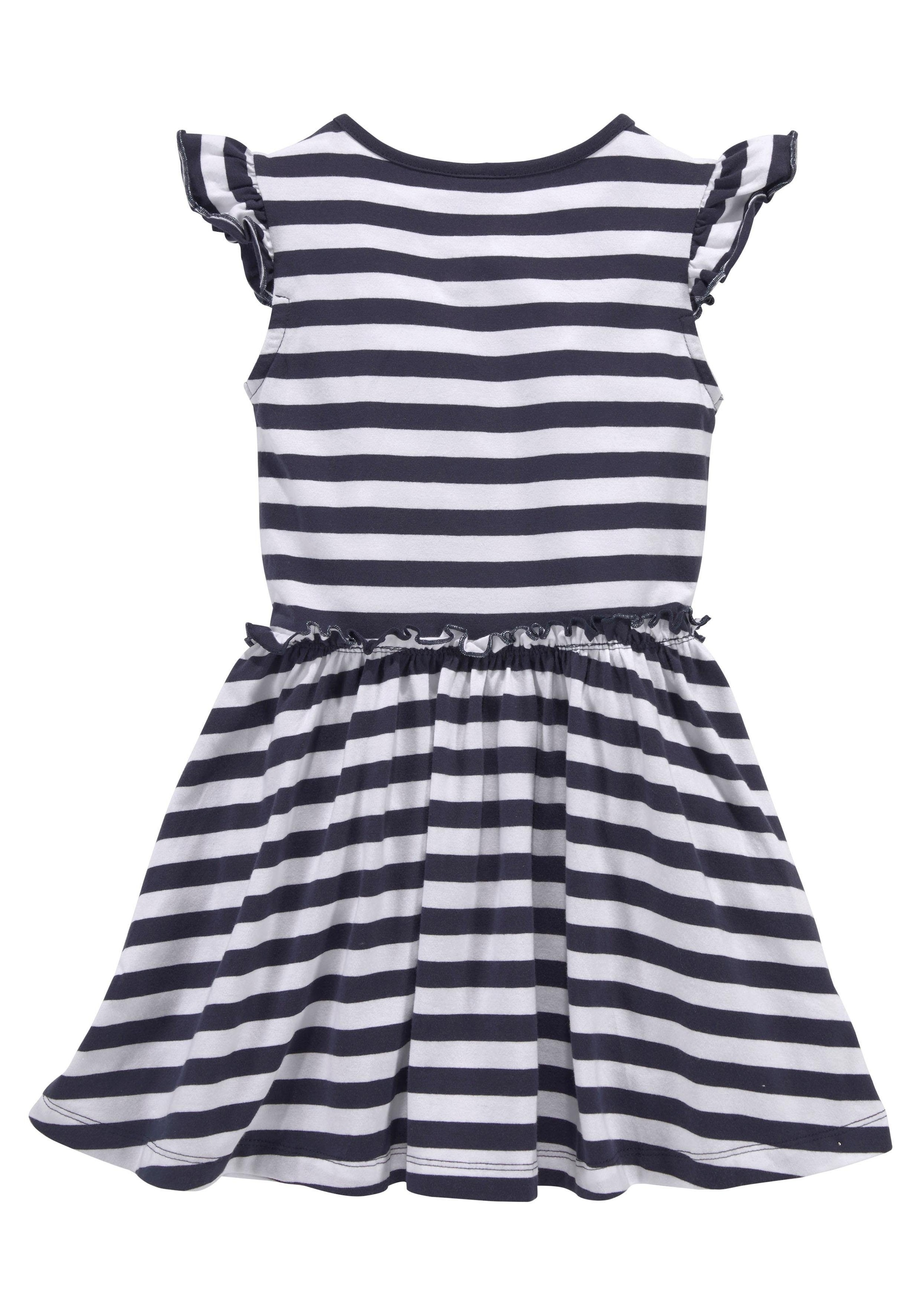 KIDSWORLD Jerseykleid »mit Pailletten für kleine Mädchen« festlich,  kniefrei,  verspielt,  aus Baumwollmischung