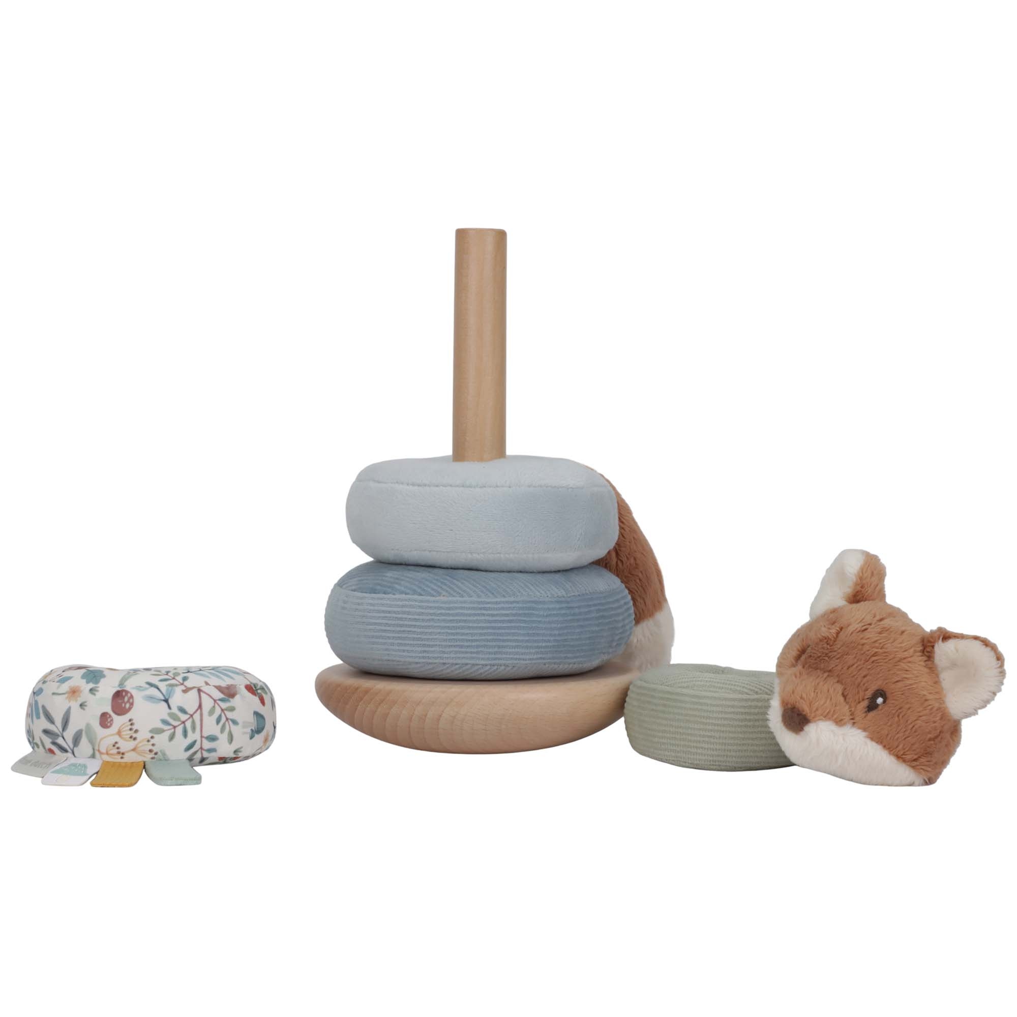 Little Dutch soft ring piramide Forest Friends multi
