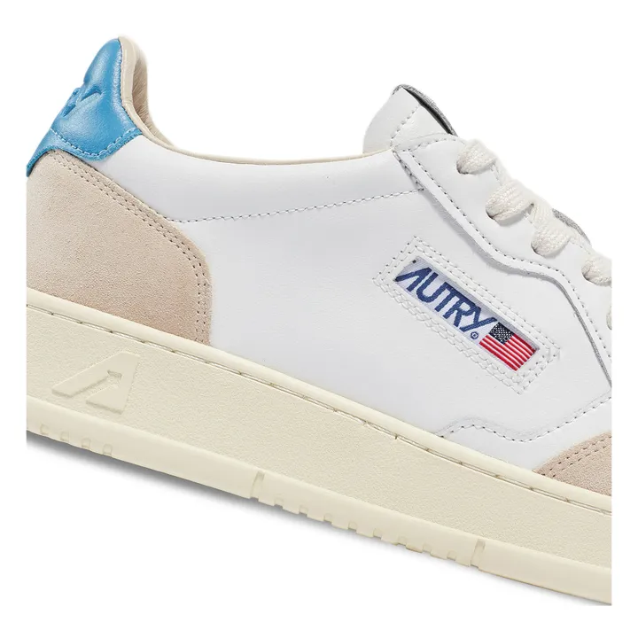 Autry Baskets Medalist Low Cuir/Suede | Bleu