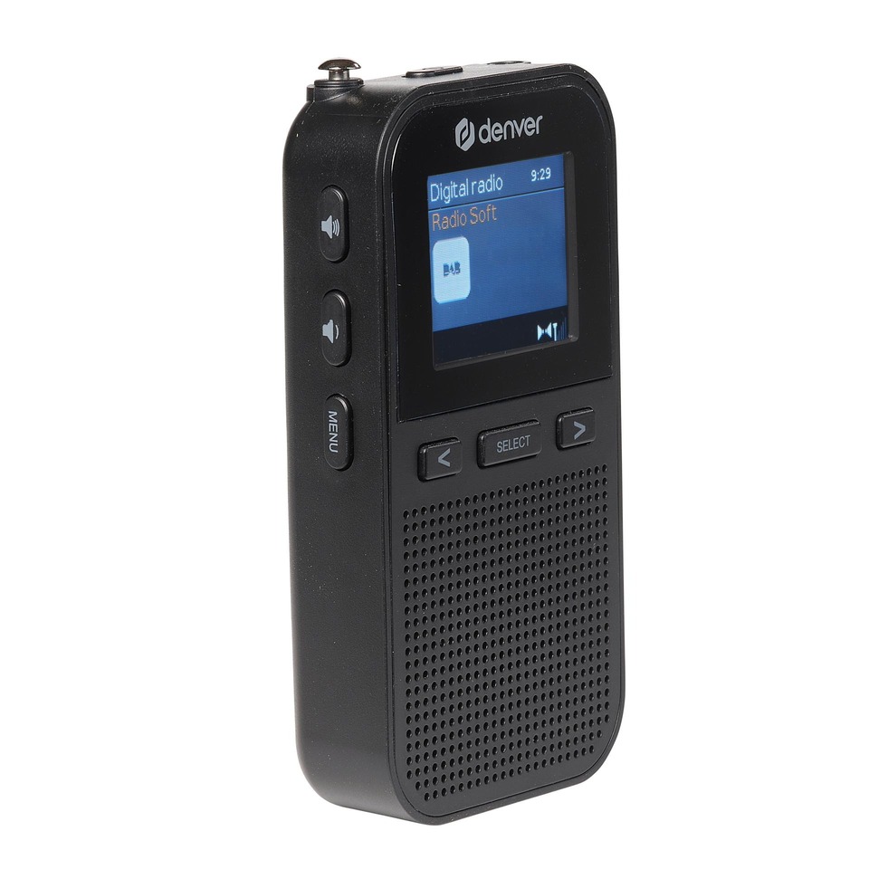 Denver DAH126 DAB+/FM Draagbaar radio - Black