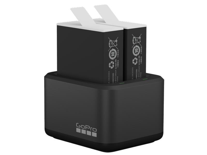 GoPro HERO11 Black inkl. Dual-Akku Ladegerät und 3x Akkus Ultimative Action-Kamera mit Doppelladegerät und 3x Enduro Akkus