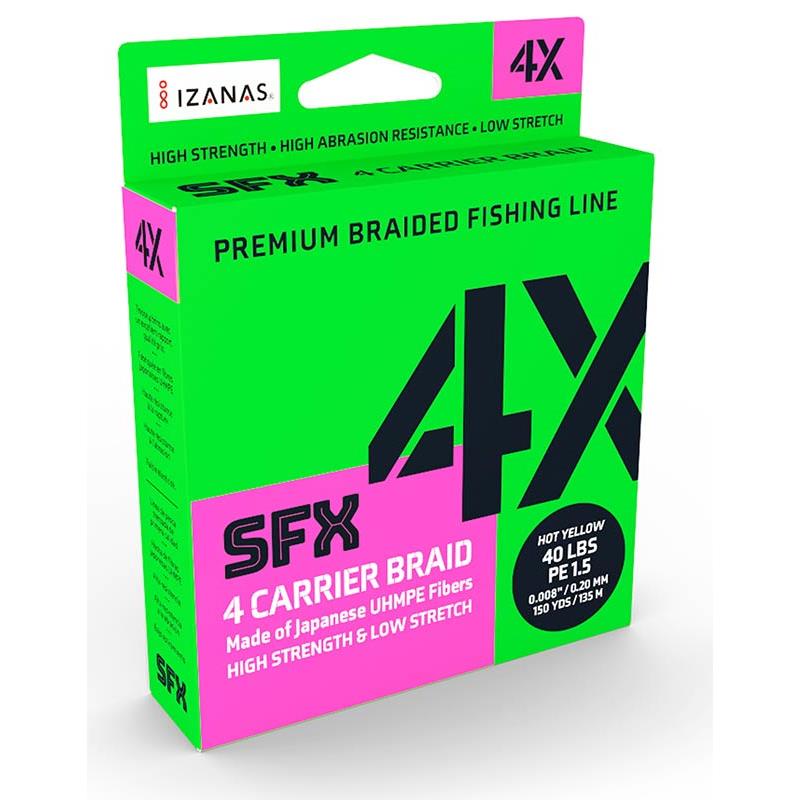 Tresse Sufix Sfx 4X Lo-Vis Green - 3200M
