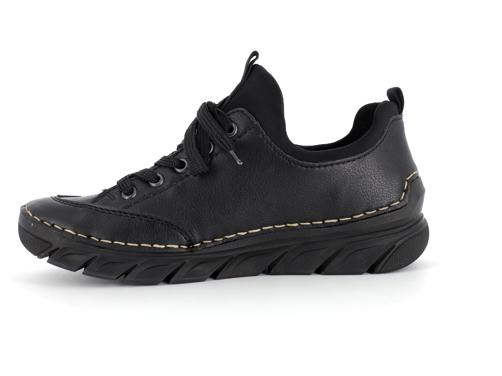 Rieker-55073 Cuir Noir