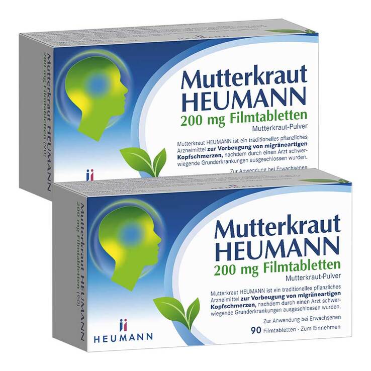Mutterkraut Heumann 200 mg Filmtabletten, 2x90 St