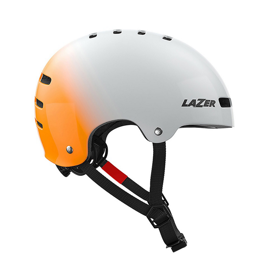 Lazer One+ Cykelhjelm Sølv/Orange
