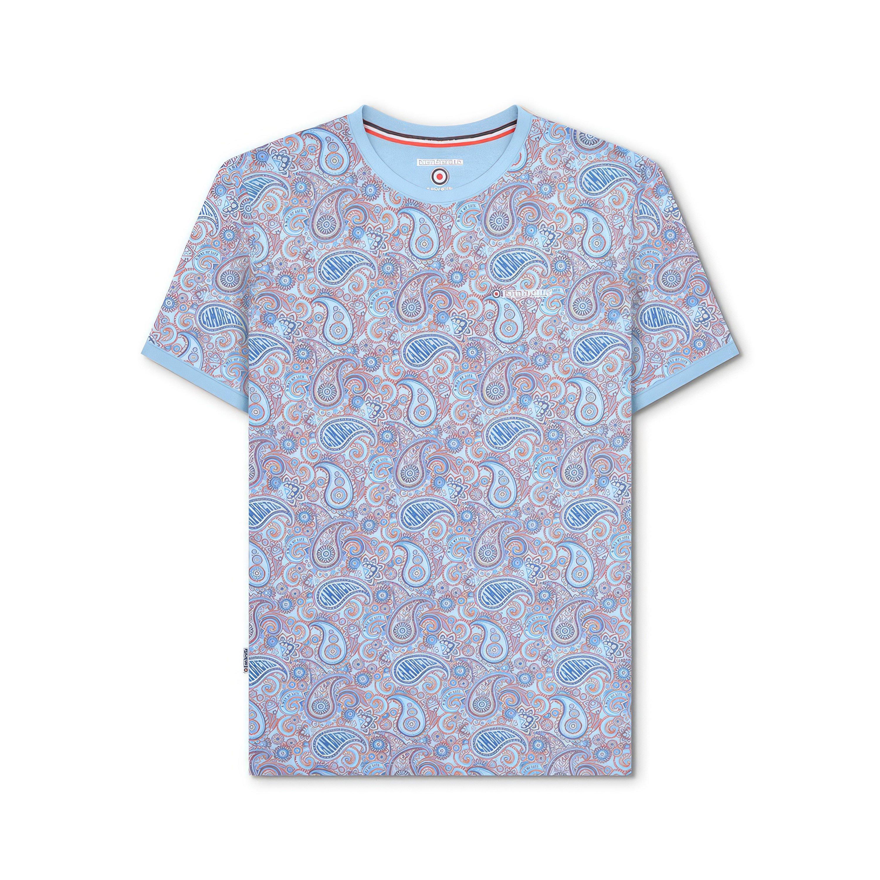 Lambretta Paisley Brand Tee