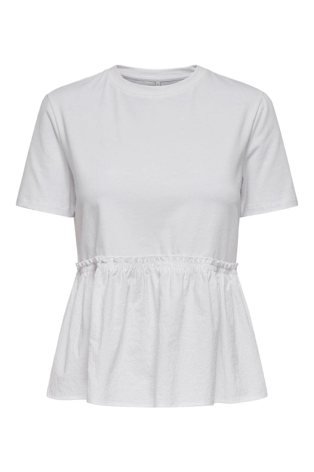 Only Onllia S/S O-Neck Mix Top Box