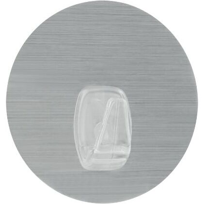 Crochet statique U-FIX Ø 8,5cm coloris silver