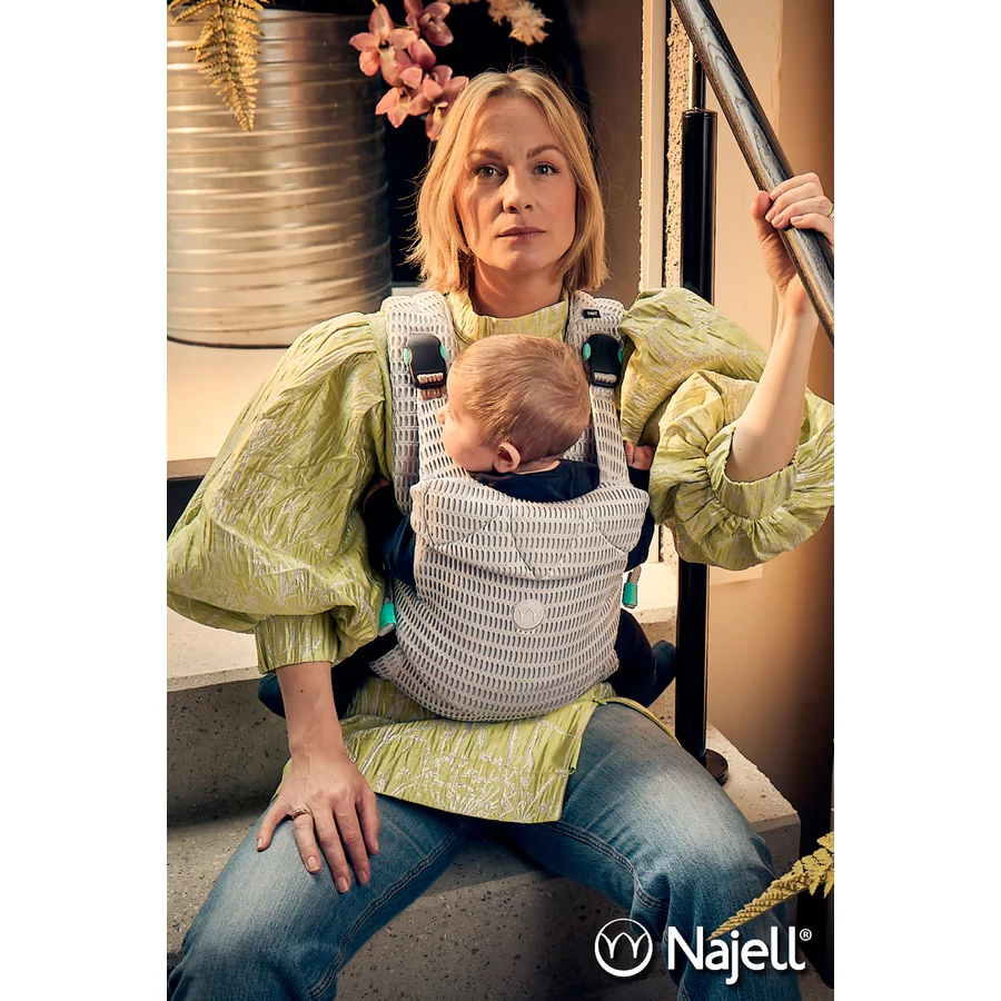 Najell Babytrage Rise Silver Grey
