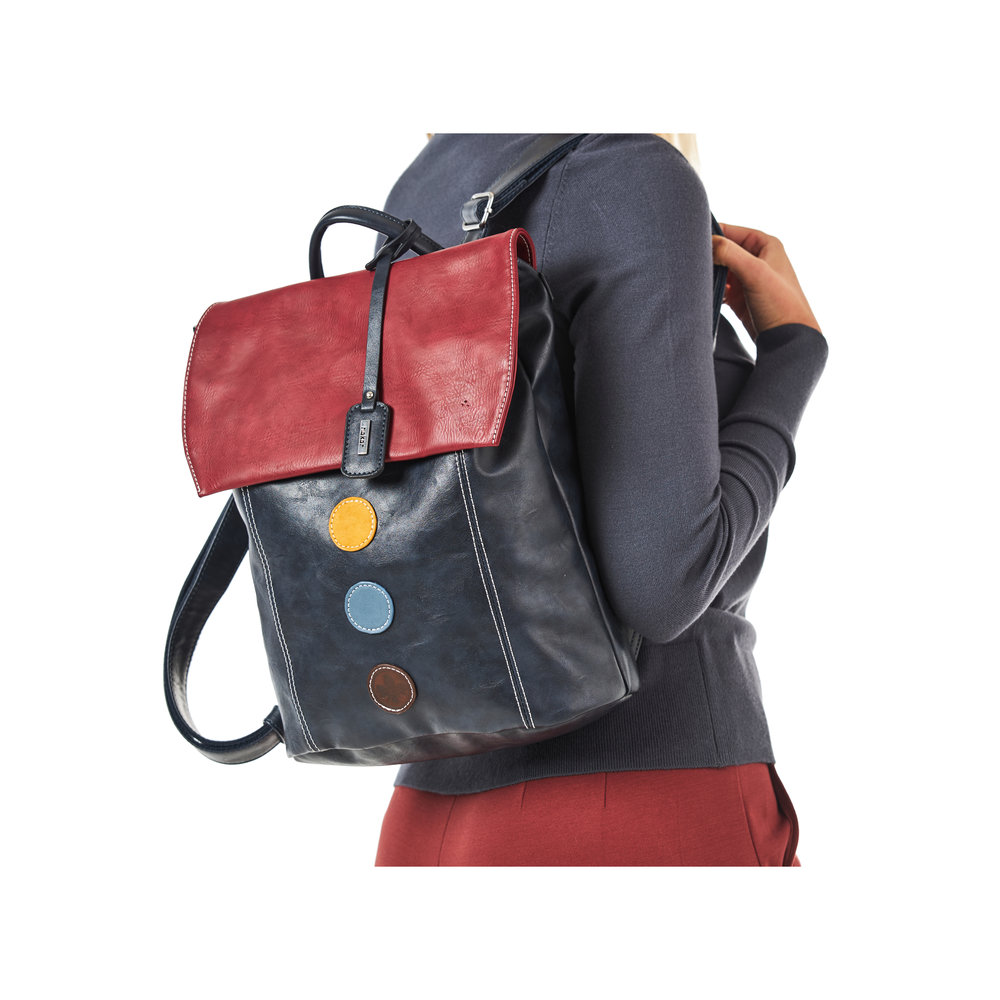 Rieker Rucksack blau blau