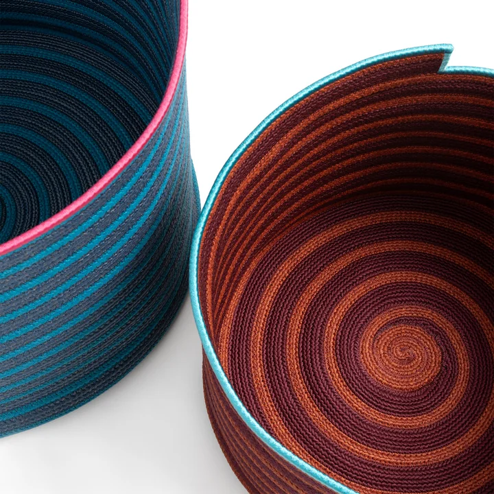 Magis - South Aufbewahrungskorb, Ø 40 x H 30 cm, rot / orange