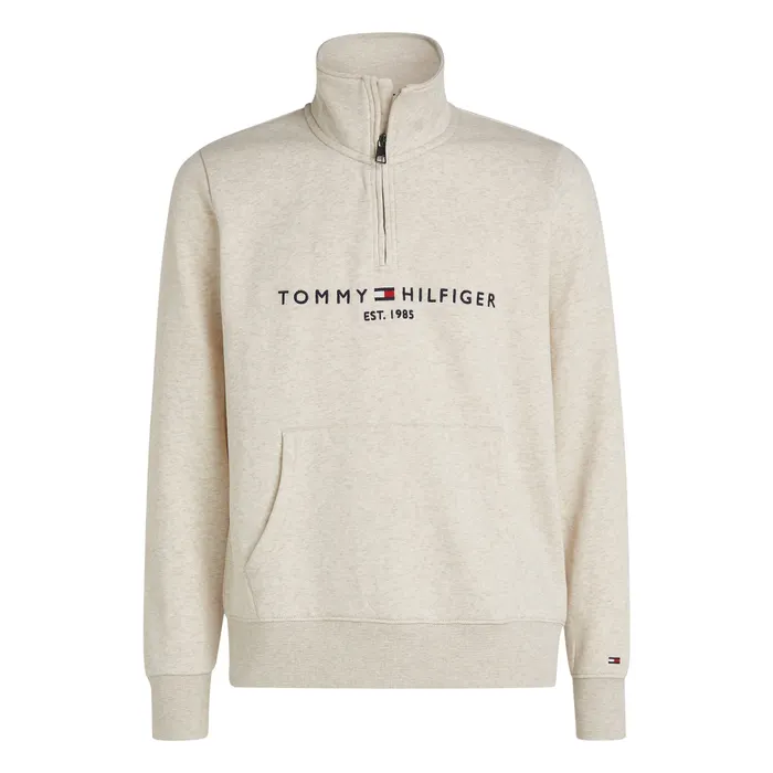 Tommy Hilfiger Logo Mock Neck Sweater Heren