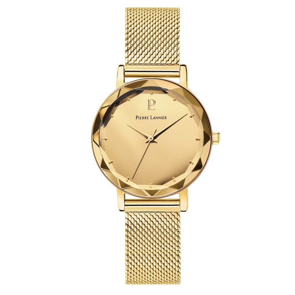 Montre Lannier Pierre Multiples Acier Doré
