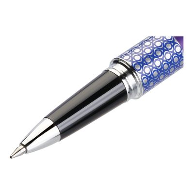 Pilot Retro Pop - Roller violet / ellipses - pointe 0,7 mm