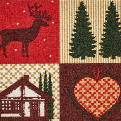 Tapis de cuisine motif Noël