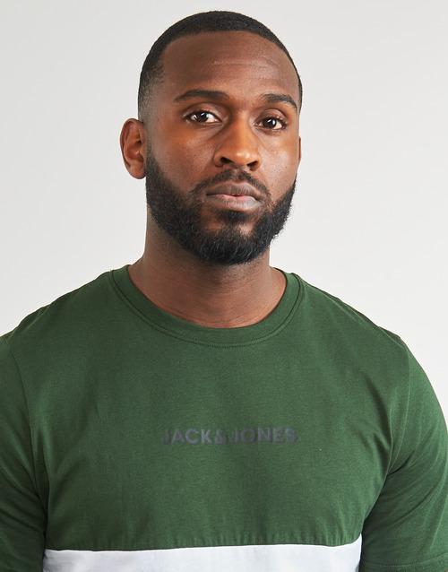 Jack & Jones - JJEREID BLOCKING TEE SS - Vert