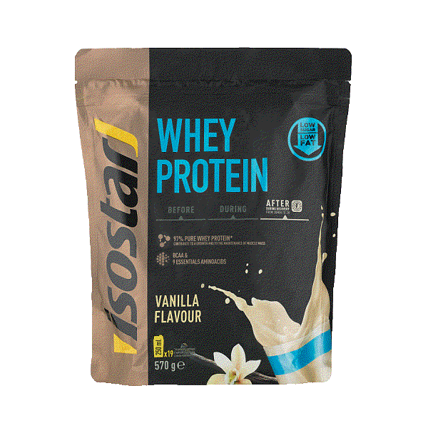 Isostar Whey Protein<br>570 g, Beutel, Pulver, Vanille