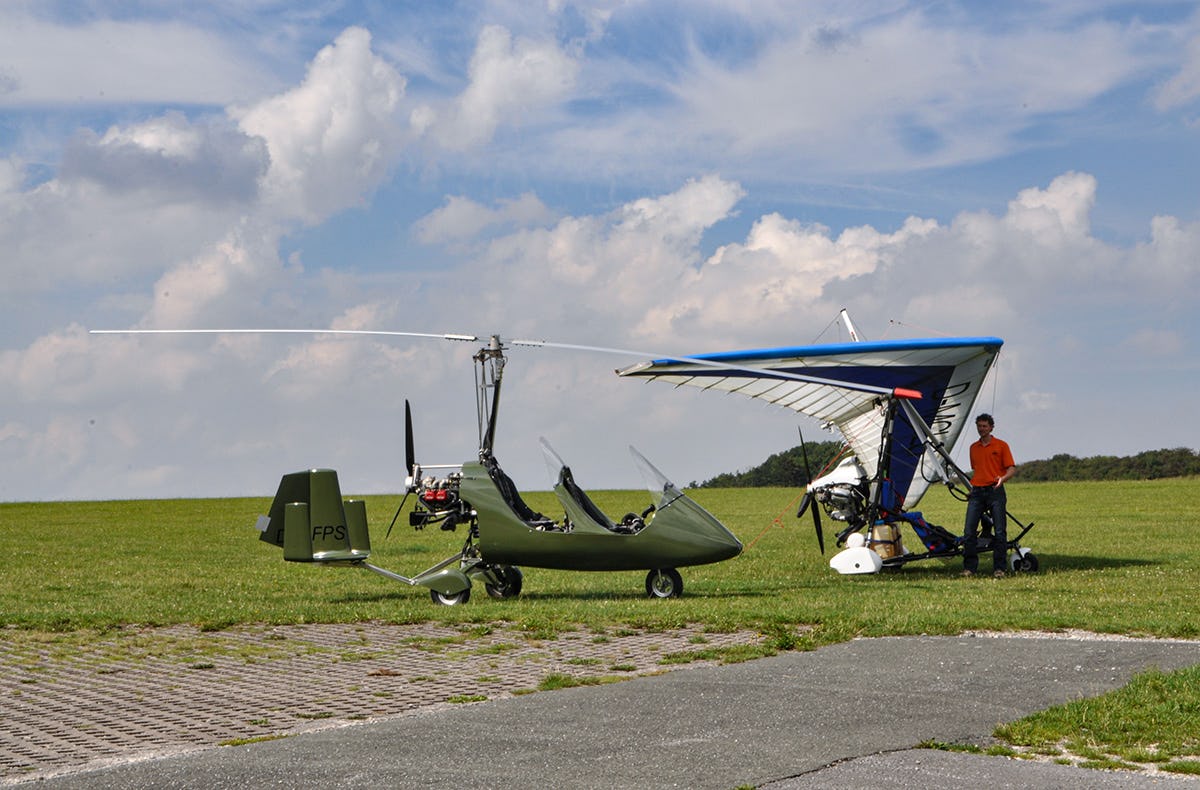 Tragschrauber Rundflug Büren
