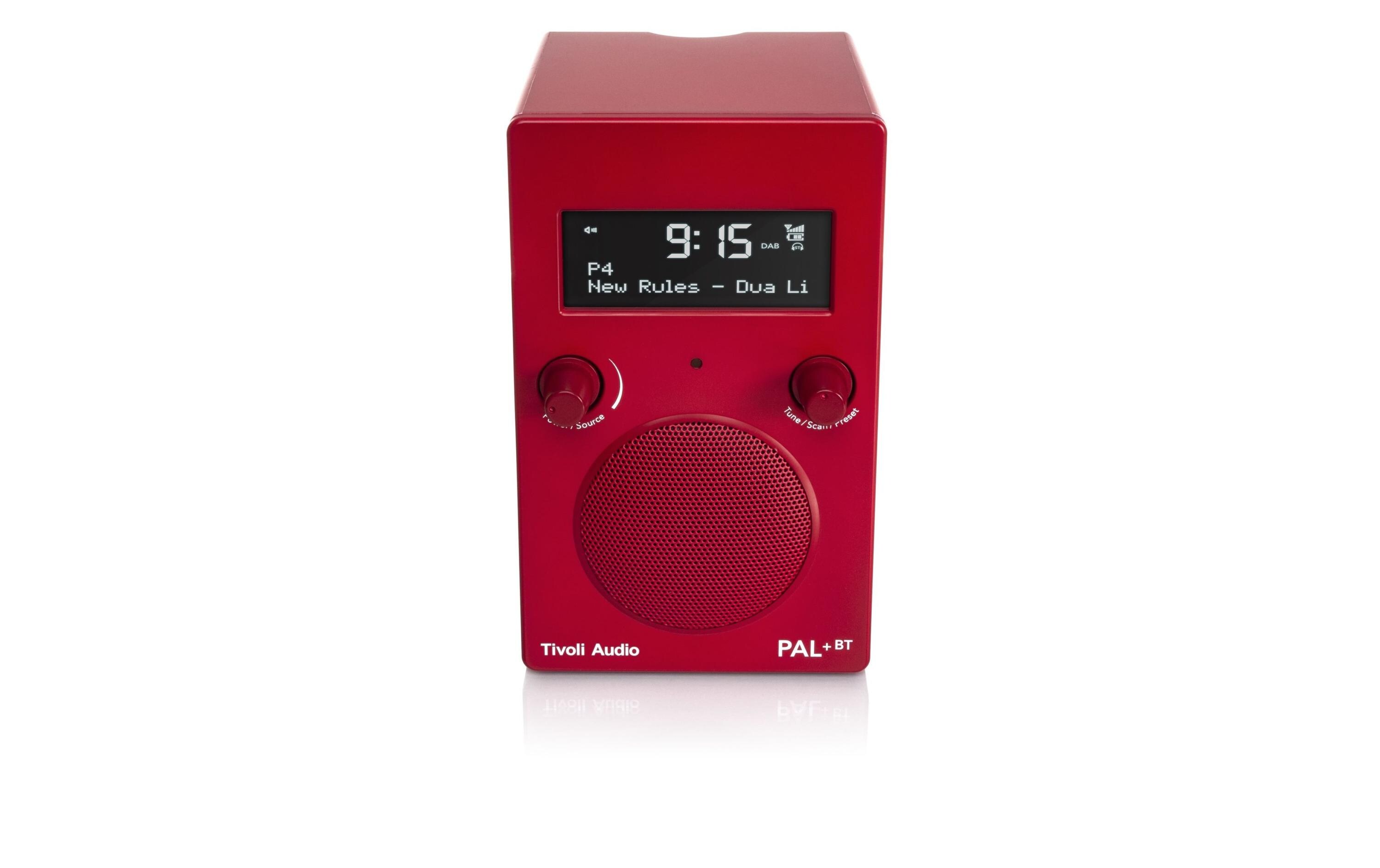 DAB+ Radio PAL+ BT Rot<br>Kompakter Radio in ausgefallenen Farben