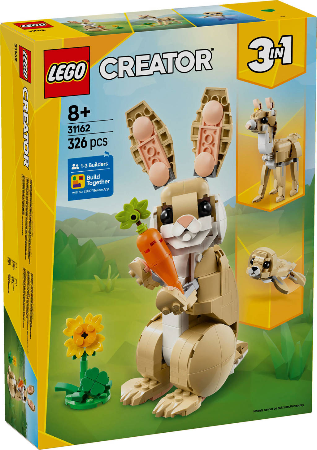 3in1 Lief konijn dierenspeelset 31162