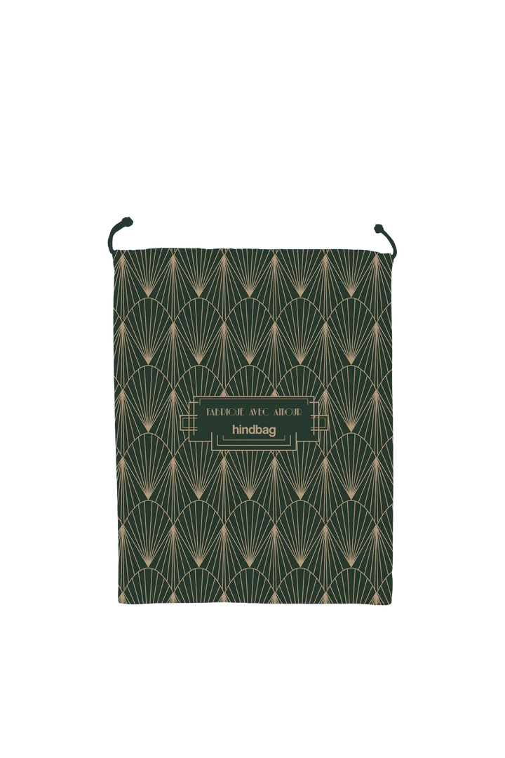 Pochon cadeau réutilisable vert
