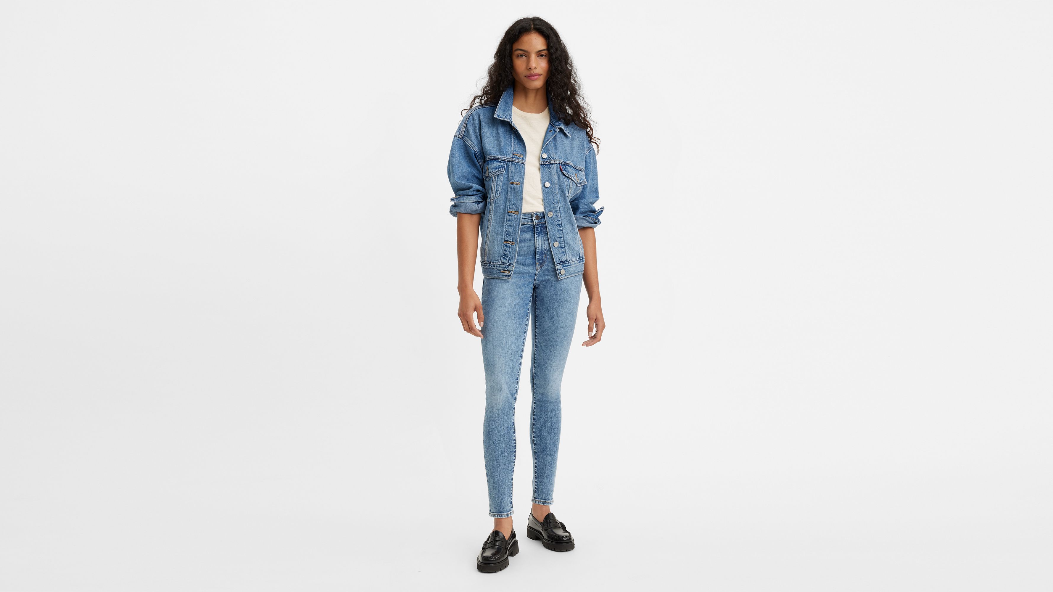 Jean 721™ Taille Haute Skinny - Medium Indigo Worn In - Bleu