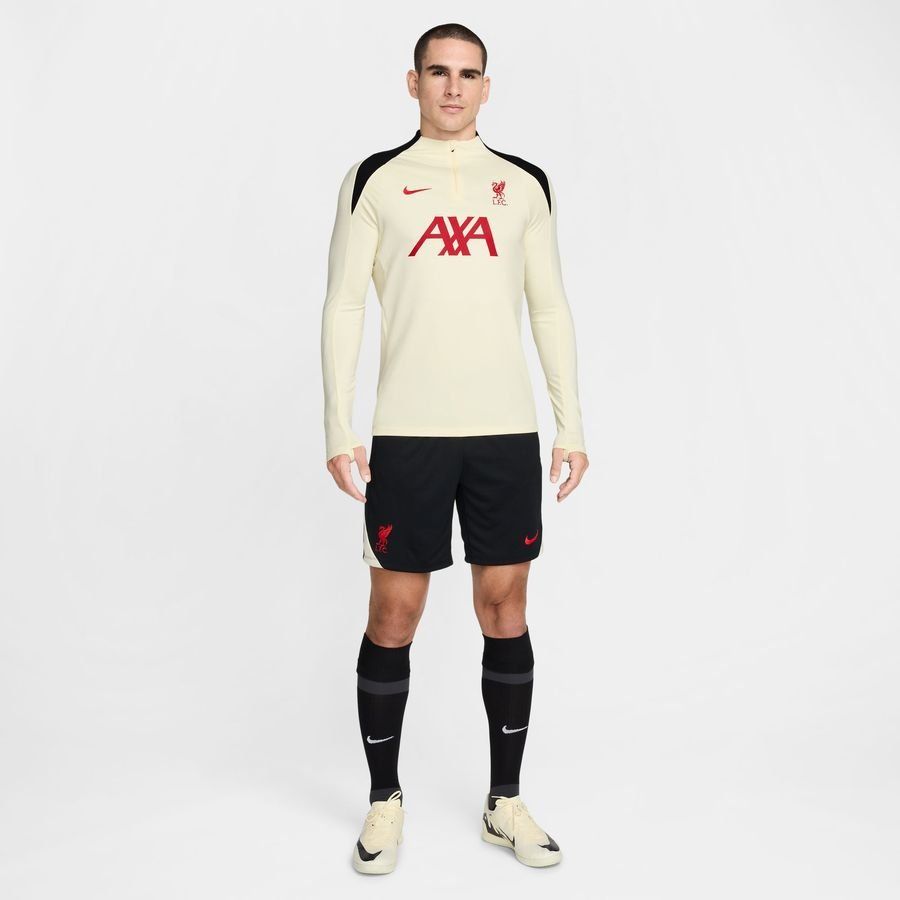 Liverpool Maillot d'Entraînement Dri-FIT Strike Drill - Blanc/Rouge/Noir