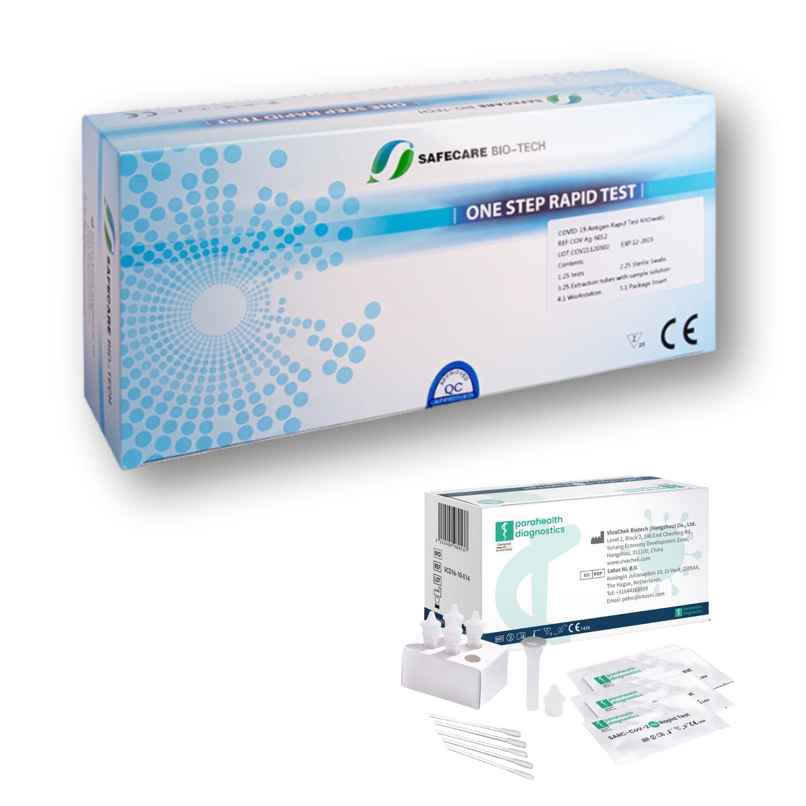 Safecare One Step Kombi Antigen Schnell-Profi-test| GRATIS parahealth Corona Tests