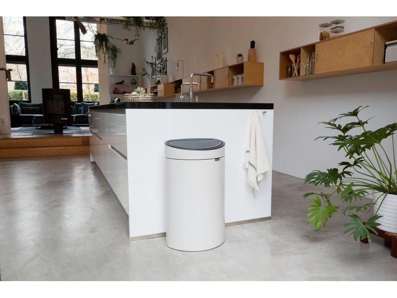 Brabantia Abfalleimer Touch Bin New 40 l, Soft Beige Eimer