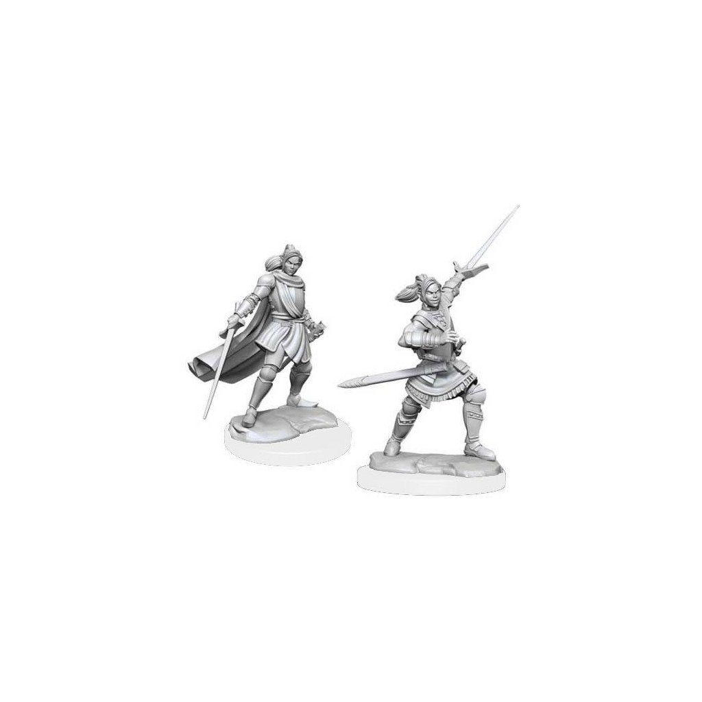 Critical Role Unpainted Miniatures: Half-Elf Paladin Xhorhas Female