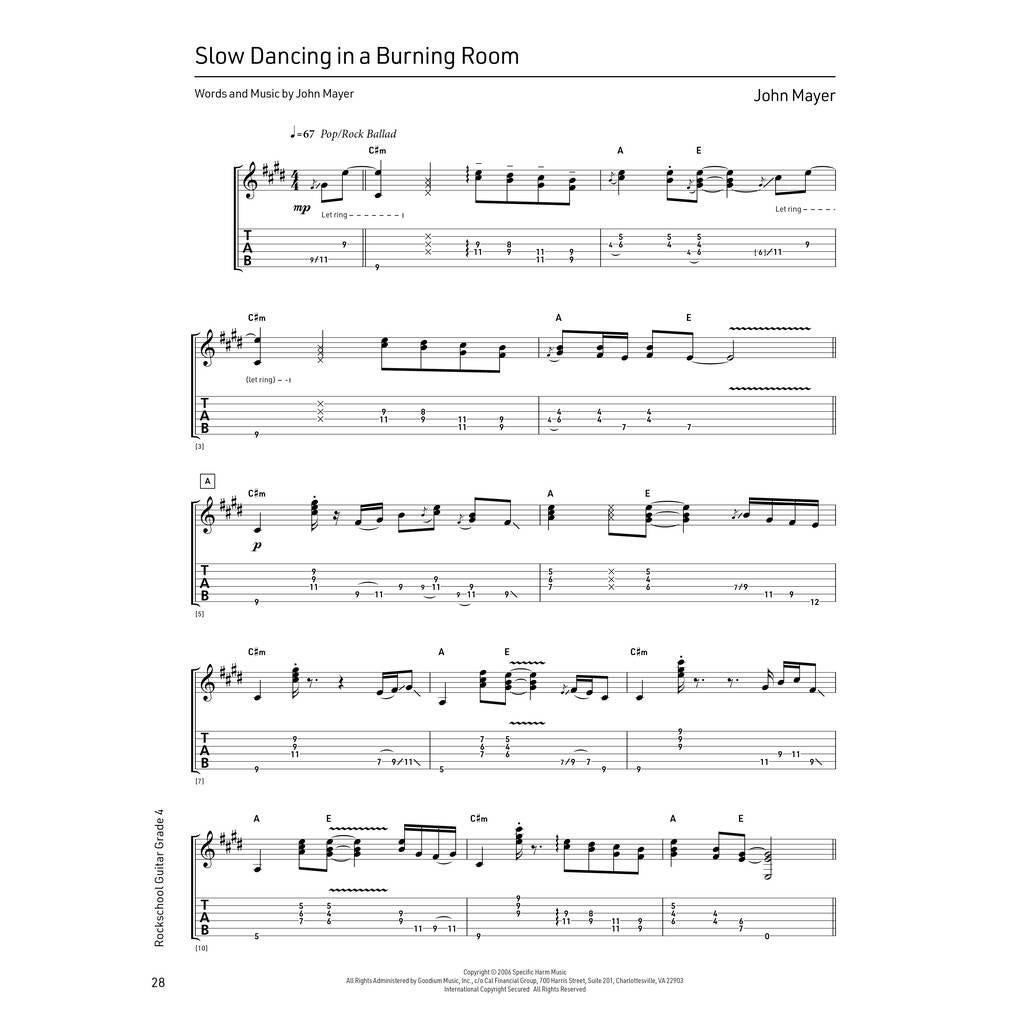 Rock School Limited Guitar Grade 4 (2024) gitaarboek