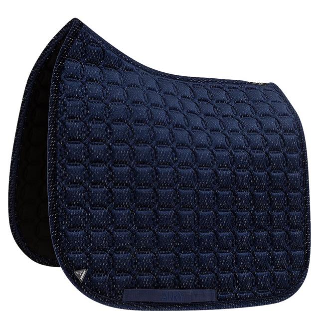 Zadeldek ANKY Check Velvet Dressuur Donkerblauw