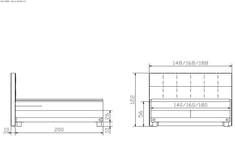 Boxspringbett HASENA BOSTON