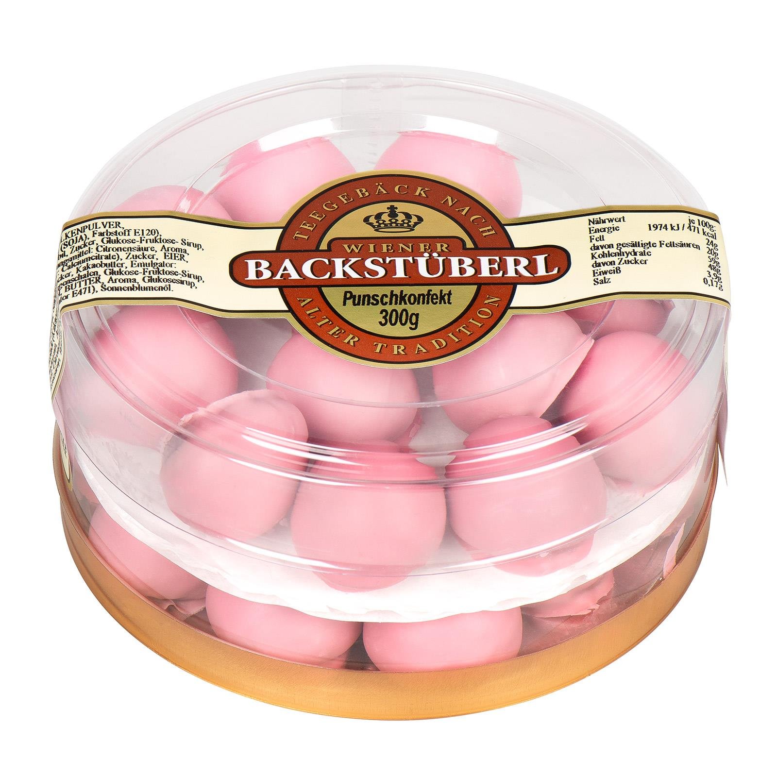 Backstüberl Punschkonfekt