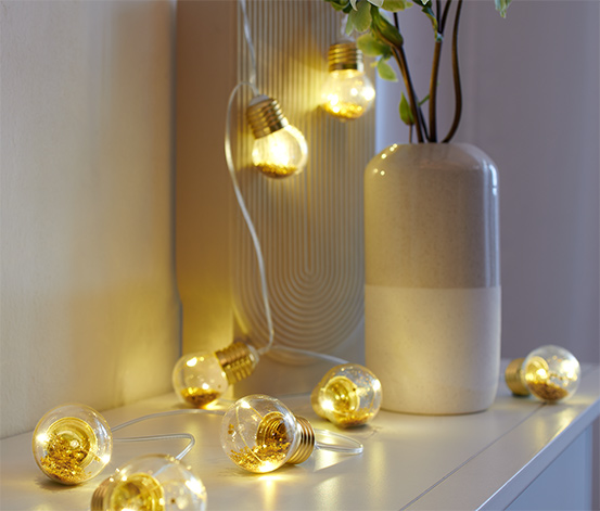 LED-Glühbirnen-Lichterkette