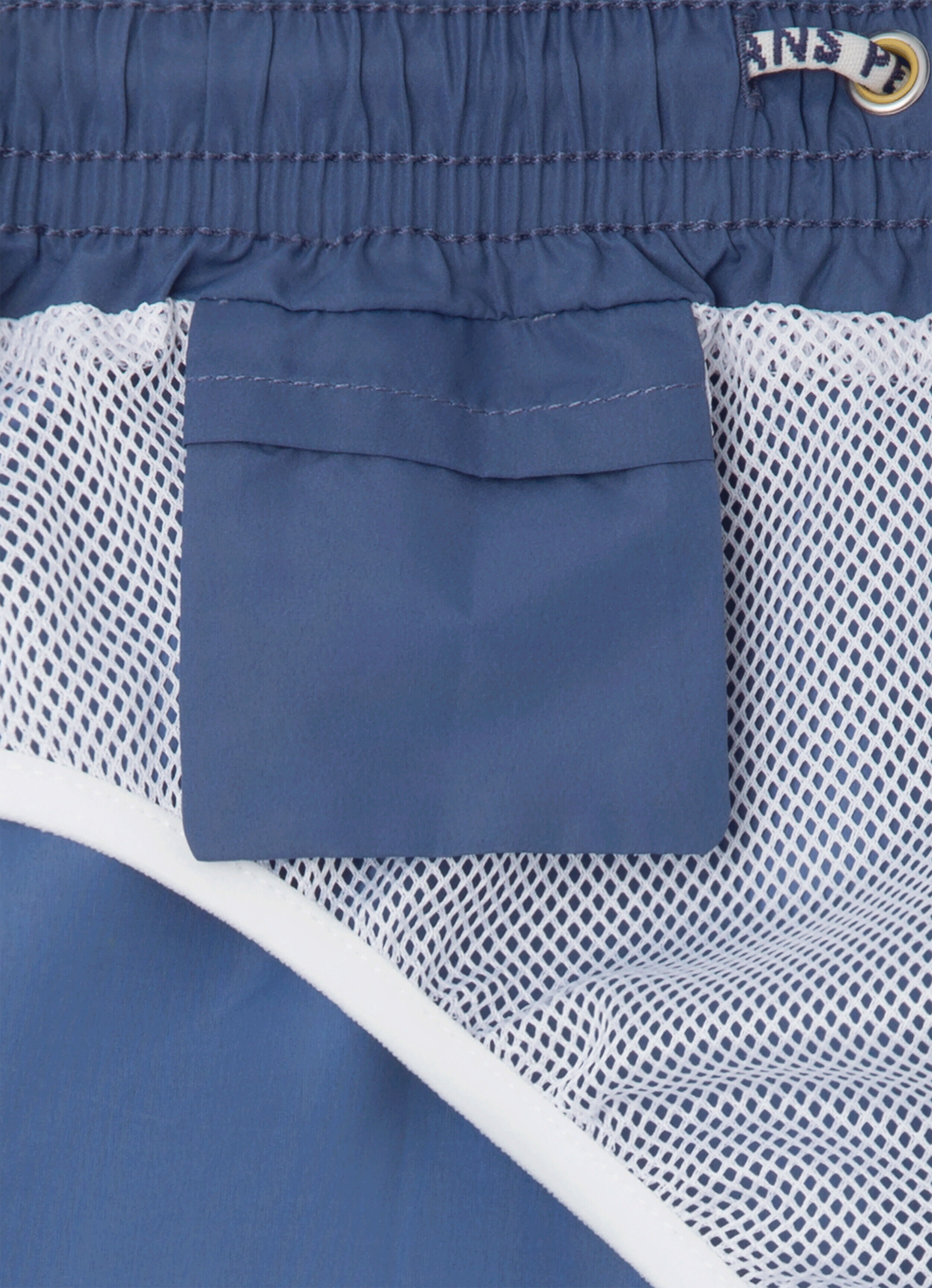 Maiô bermuda liso - azul índigo