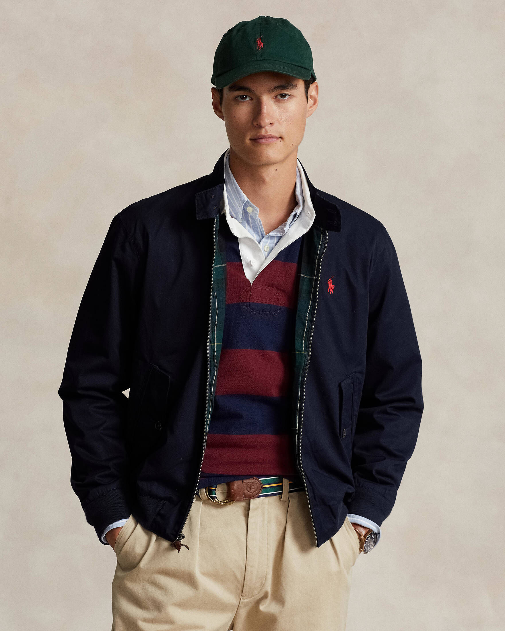 Polo Ralph Lauren| Herren Jacke aus Baumwoll-Twill