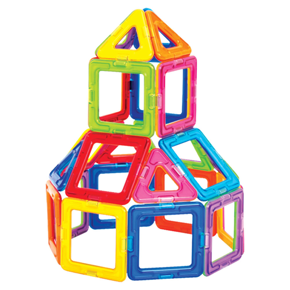 (30-tlg. Set) Magnetische Bausteine Kinder Spielzeug Geometrische Spiel Formen (274-07)