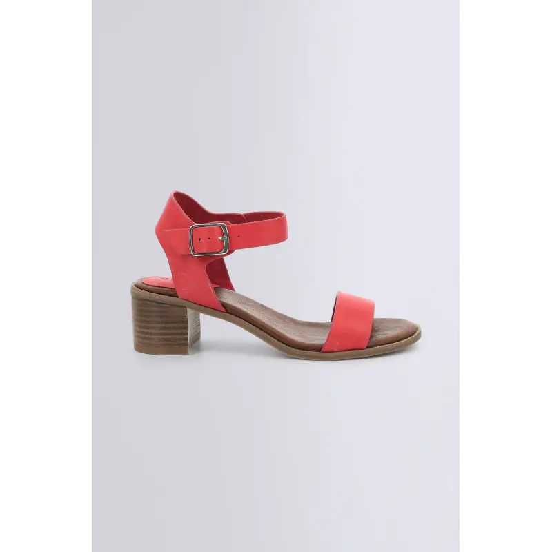 VOLOU ROUGE SANDALES Cuir Femme