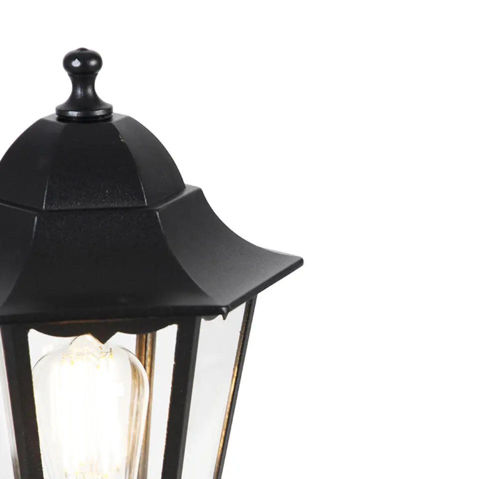 Qazqa staande buitenlampen new orleans zwart e27