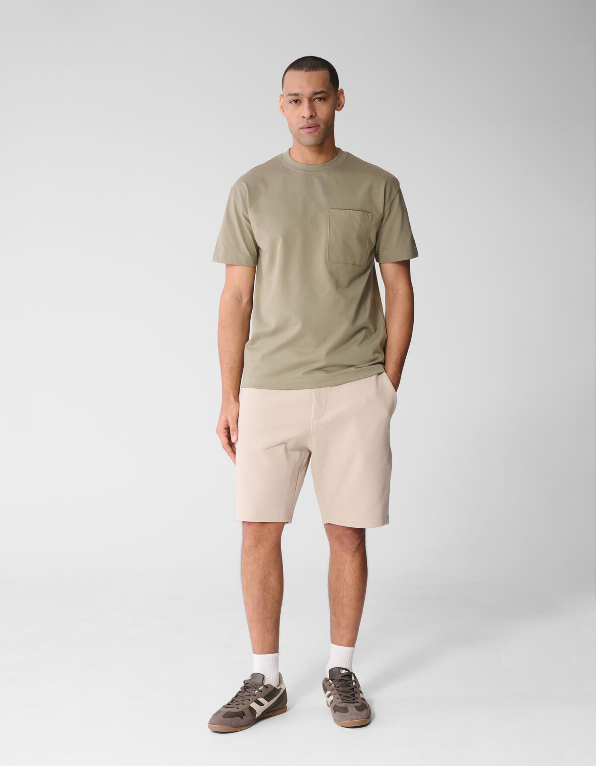 Pocket T-shirt Khaki