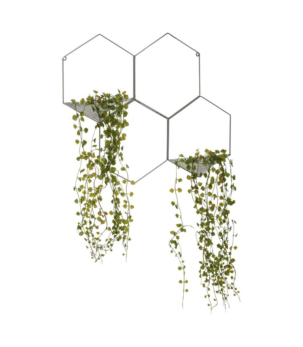 Suspension en métal plantes artificielles tombantes