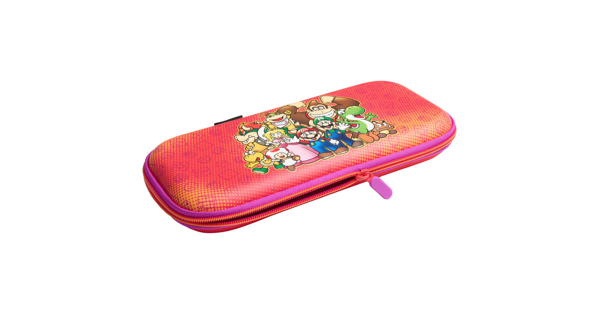 PowerADunne beschermhoes voor Nintendo Switch 2 - Mario en vrienden tas  (Zwart/geel)