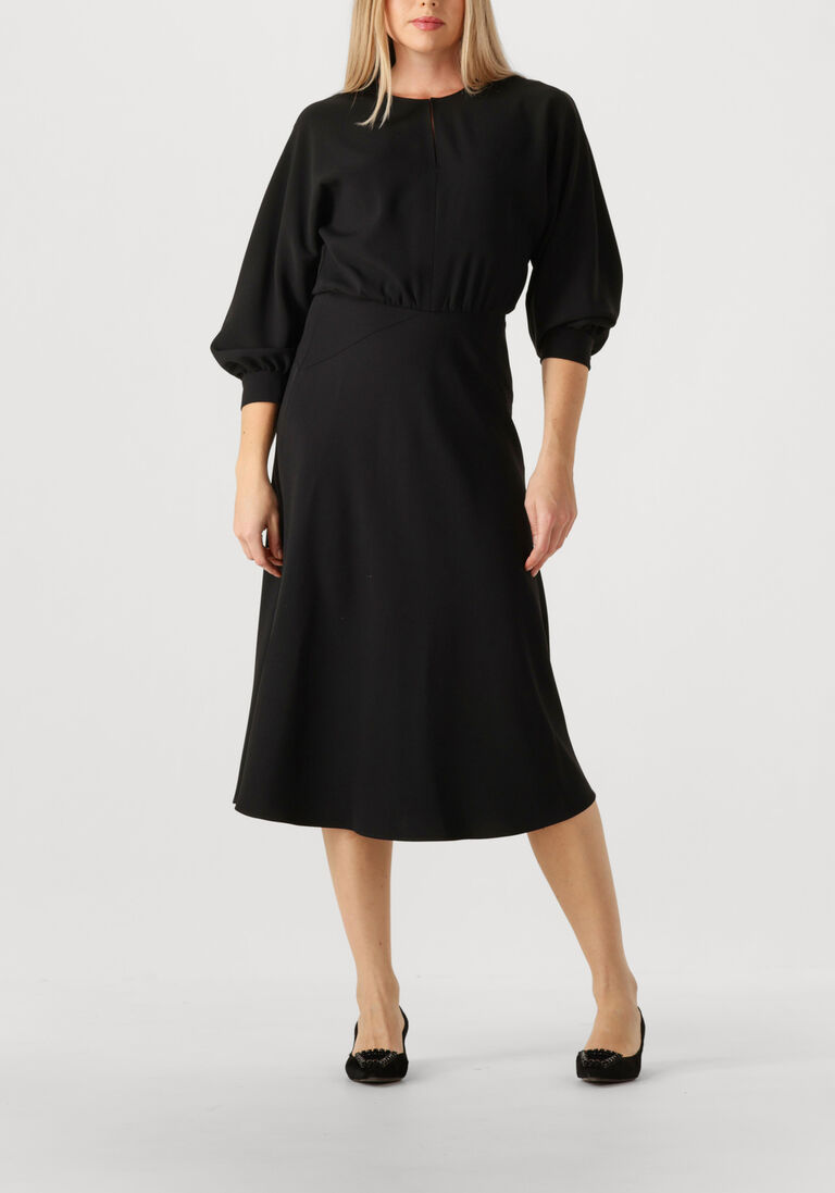 zwarte luisa cerano midi jurk 738624/1694-001
